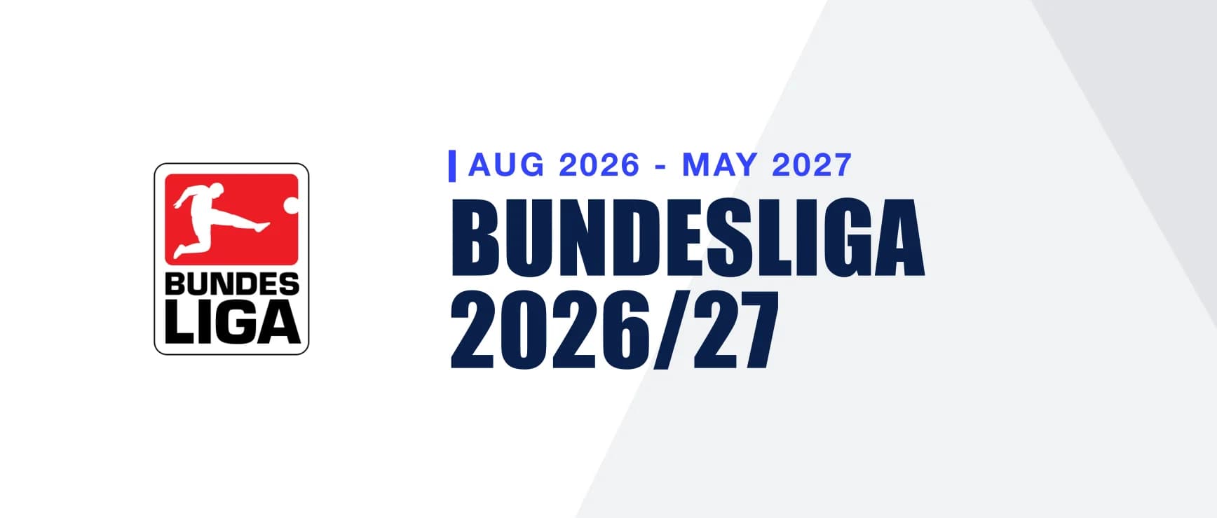 Bundesliga 2026/27 - tournament banner