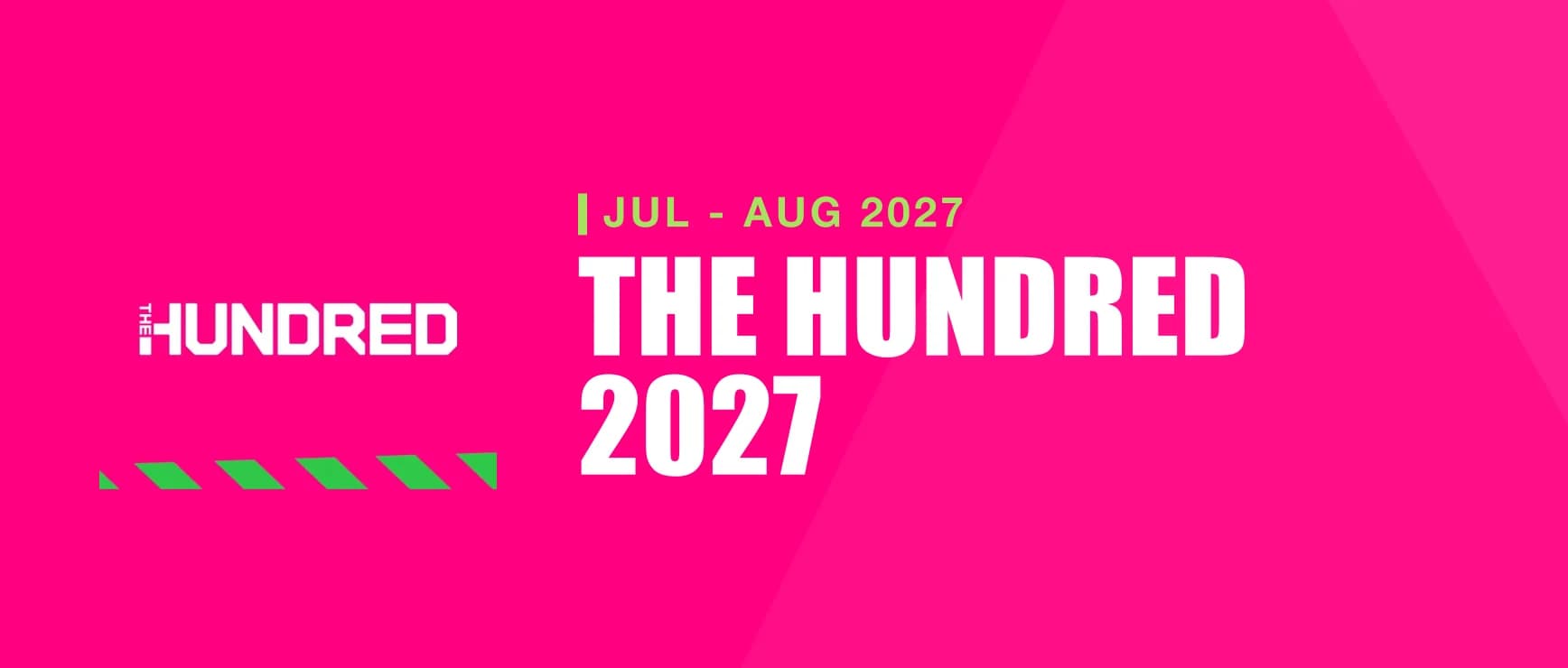 The Hundred - tournament banner