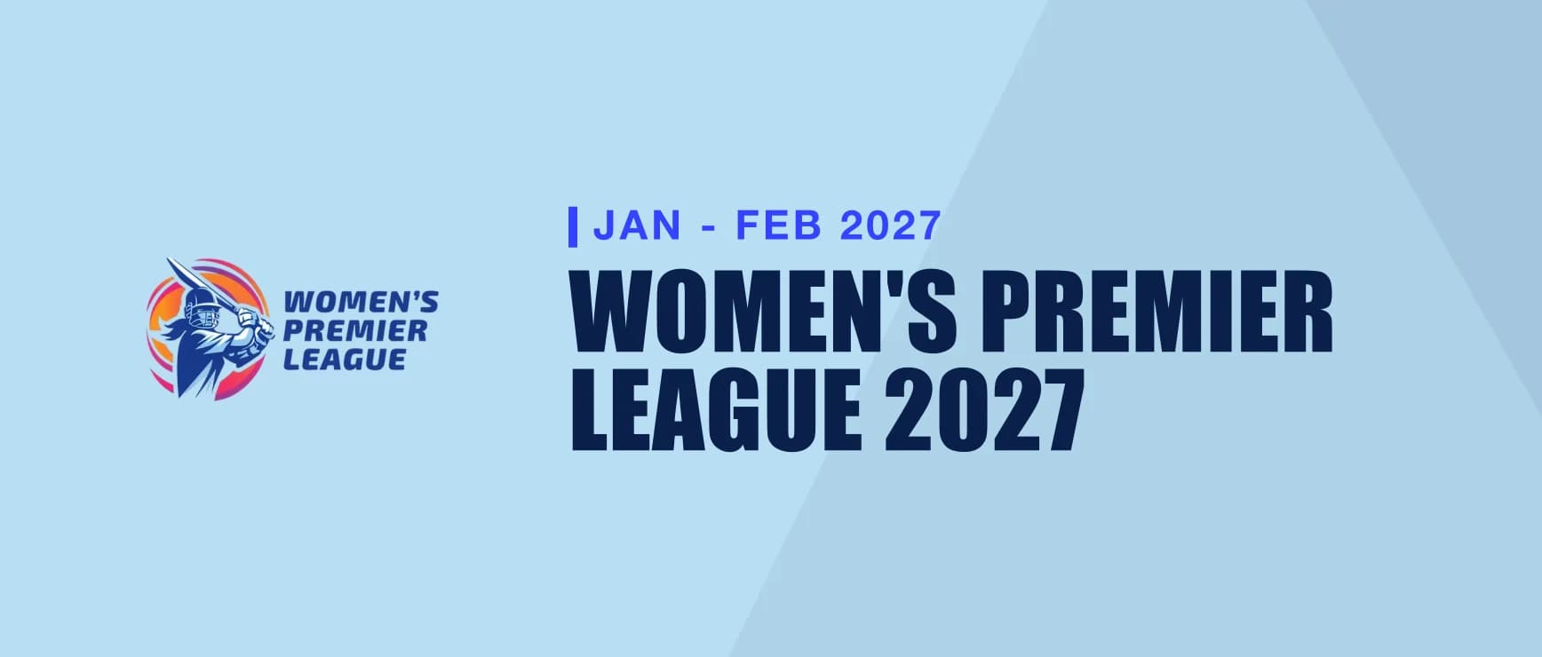 Women’s Premier League 2027 - tournament banner